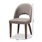 Baxton Studio Wesley Light Grey Upholstered Walnut Finished Wood Dining Chair, PK2 144-7945 - alternate 4